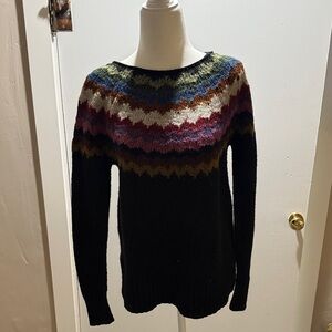 Multicolor Chevron Women's Sweater
